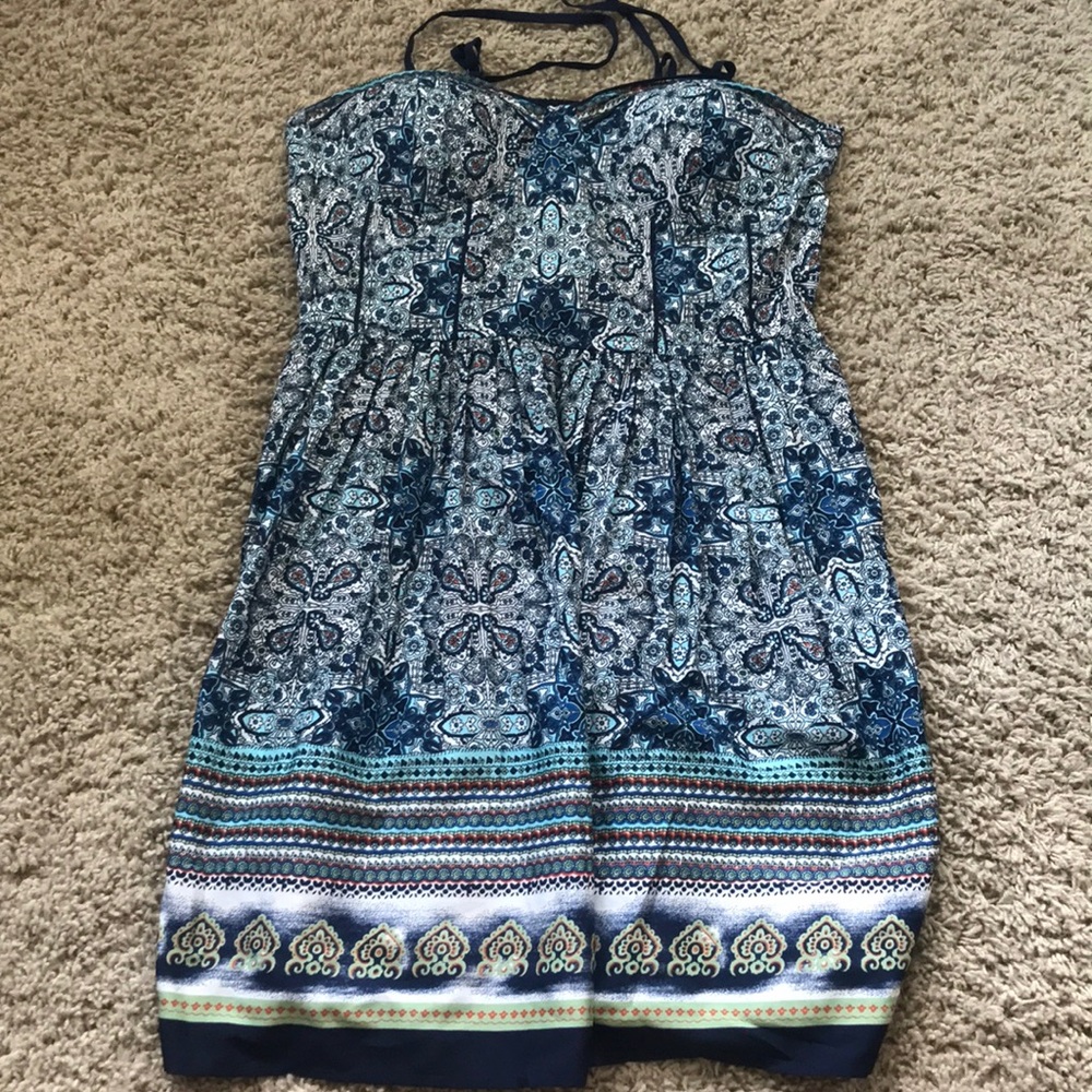 Colorful flowy dress